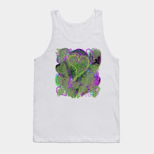 Heart Skribbles Tank Top